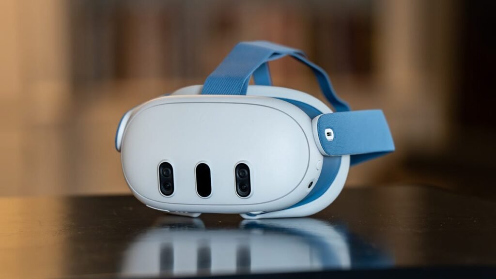 quest 3 headset blue