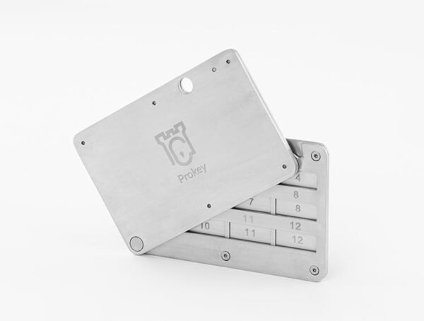 ColdSteel | Steel Crypto Seed Phrase Storage for up to 24 Words, Bitcoin and Other Cryptocurrency Wallet - Compatible With Ledger, Trezor and Metamask, Easy and Safe Metal Crypto Seed Backup - Image 2