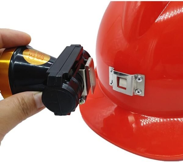 Miner Hat Light Holder Mount Stand Bracket Base Buckle for Underground Coal Helmet Headlight Fishing Cap Flashlight Mining Lamp Truck Driver Construction Works - Image 3