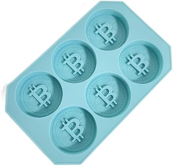 New 2024 1 Pcs DIY Cake Mold, Cake Mould DIY Bitcoin Virtual Coin Silicone Chocolate Baking Cake Mold For Making Cake Ice Cubes Chocolate Tray Mold Decoration Kitchen Accessories Creative Gift - Image 3