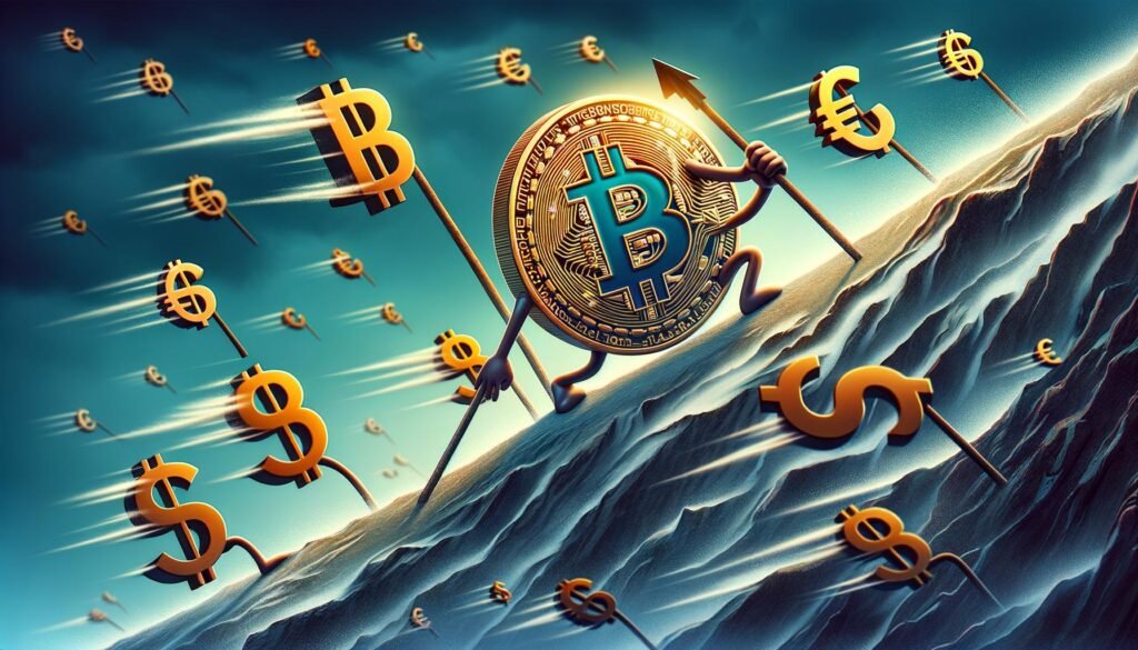 Bitcoin struggles