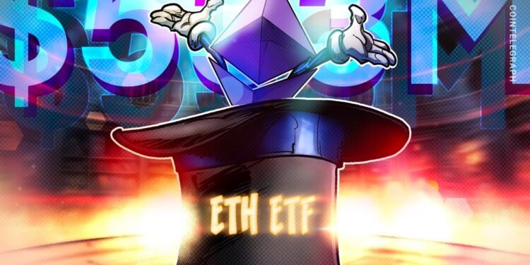 Spot Ether ETFs Add 3M, Extend 13-Day Inflow Streak Spot Ether ETFs Add 3M, Extend 13-Day Inflow Streak