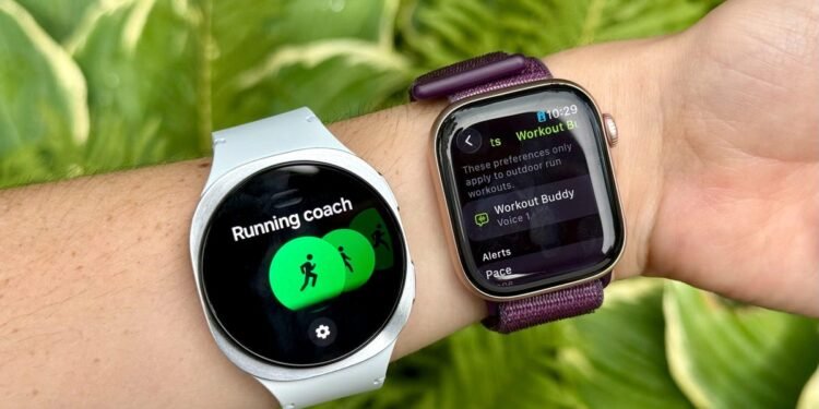 I ran with the Apple Watch and Samsung Watch 8 – here’s the better AI coach