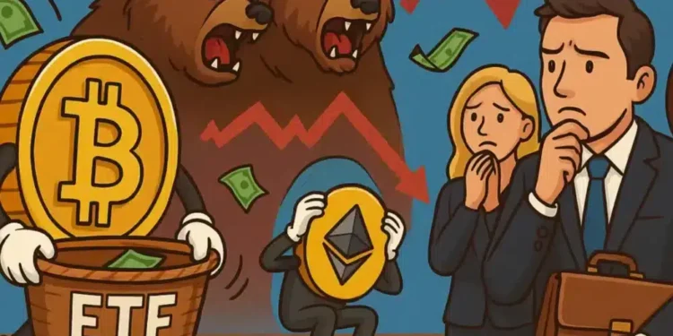 Ethereum and Bitcoin ETFs bleed .7B as investor nerves kick in – Why now? Ethereum and Bitcoin ETFs bleed .7B as investor nerves kick in – Why now?