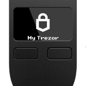 Trezor Model One – The Original Cryptocurrency Hardware Wallet, Bitcoin Security, Store & Manage 1000’s of Coins&Tokens, Easy-to-Use Interface, Quick & Simple Setup (Black)