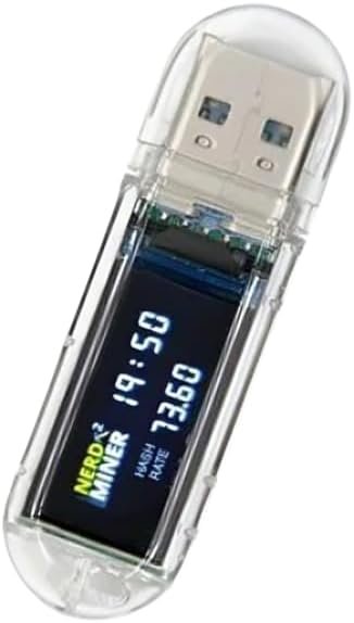 Bitcoin Merch - Nerd Miner 2 -USB Solo Bitcoin Miner with WiFi