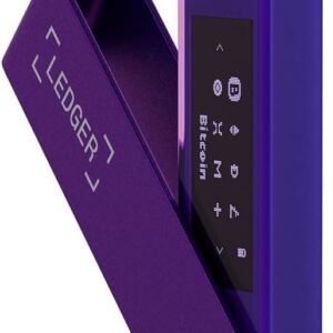 Ledger Nano X (Amethyst Purple) – Secure and Manage Your Crypto & NFTs on-The-go with Our Bluetooth®-Enabled Hardware Wallet