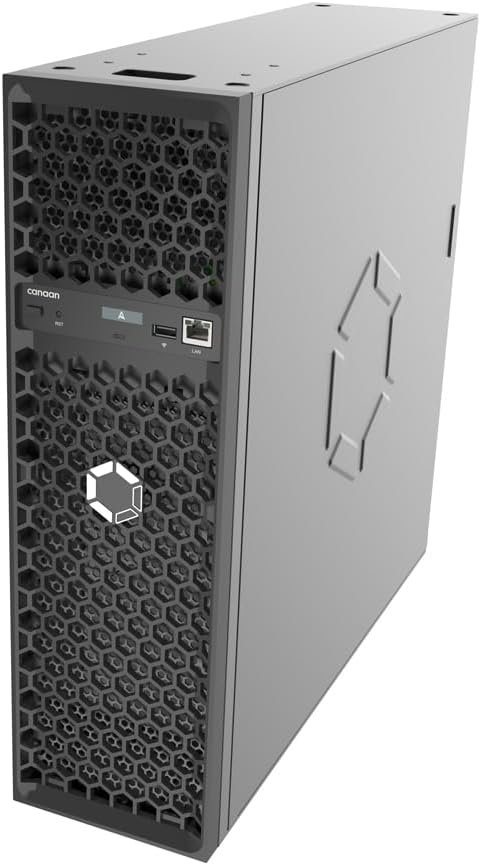 in US Stock Avalon Q 90TH/s Bitcoin Miner by New Canaan - 18.6J/TH 1674W ASIC Miner, Ultra-Quiet Home Mining Crypto Machine, 110V-240V, Included Original US Power Cord