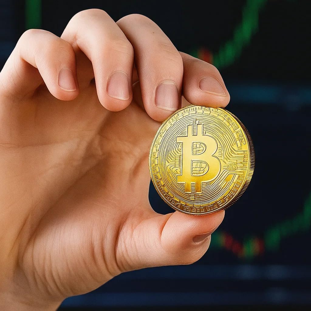 20 PCS Gold Plated Bitcoin Coin - 40mm Diameter, 3mm Thickness, 24K Gold Cryptocurrency Collectible with Clear Protective Case - Ideal for Blockchain Enthusiasts, Home Decor, and Office Gifts (Gold) - Image 6