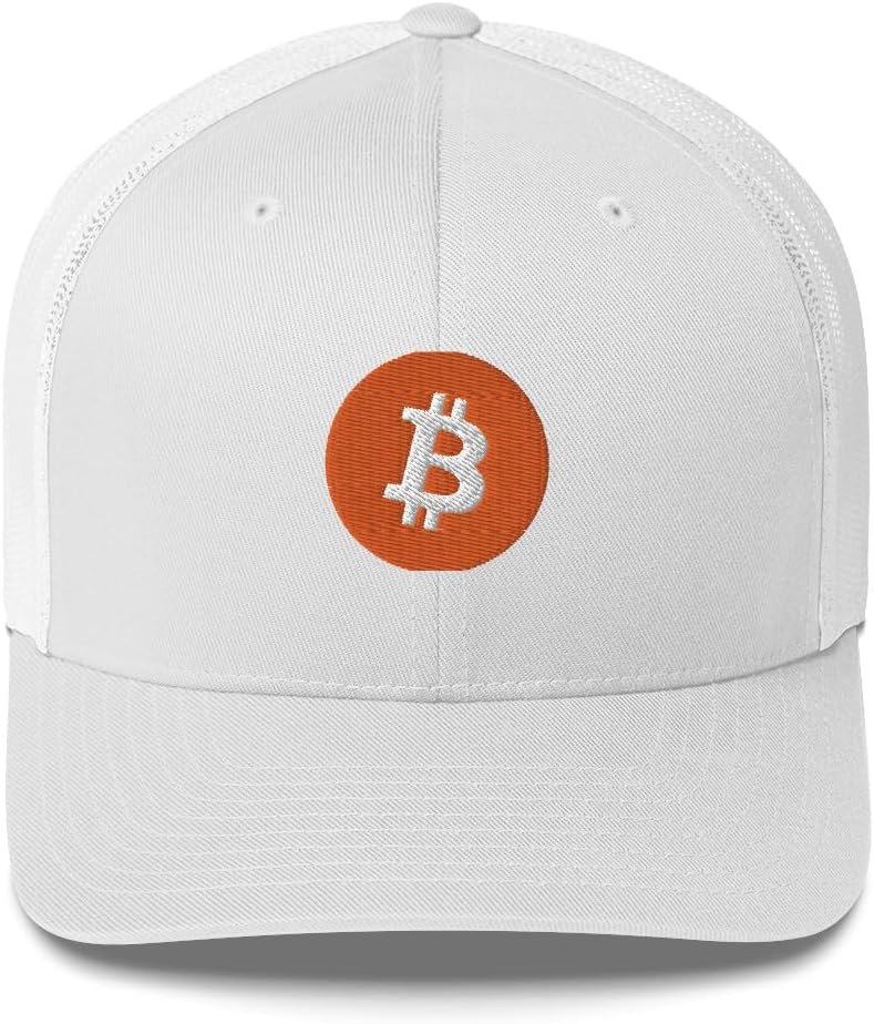 Bitcoin Hat - Crypto - Symbolize Your Allegiance - Trucker Cap - Gifts for him One Size, White, White, One Size - Image 7