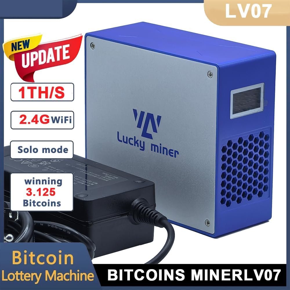 Bitcoins Miner Solo Lottery Miner 2.4G WiFi SHA-256 BM1366 Latest Upgrade Model V7 1TH/S Crypto BTC Miner Asic Chip Home Use Machine - Image 4