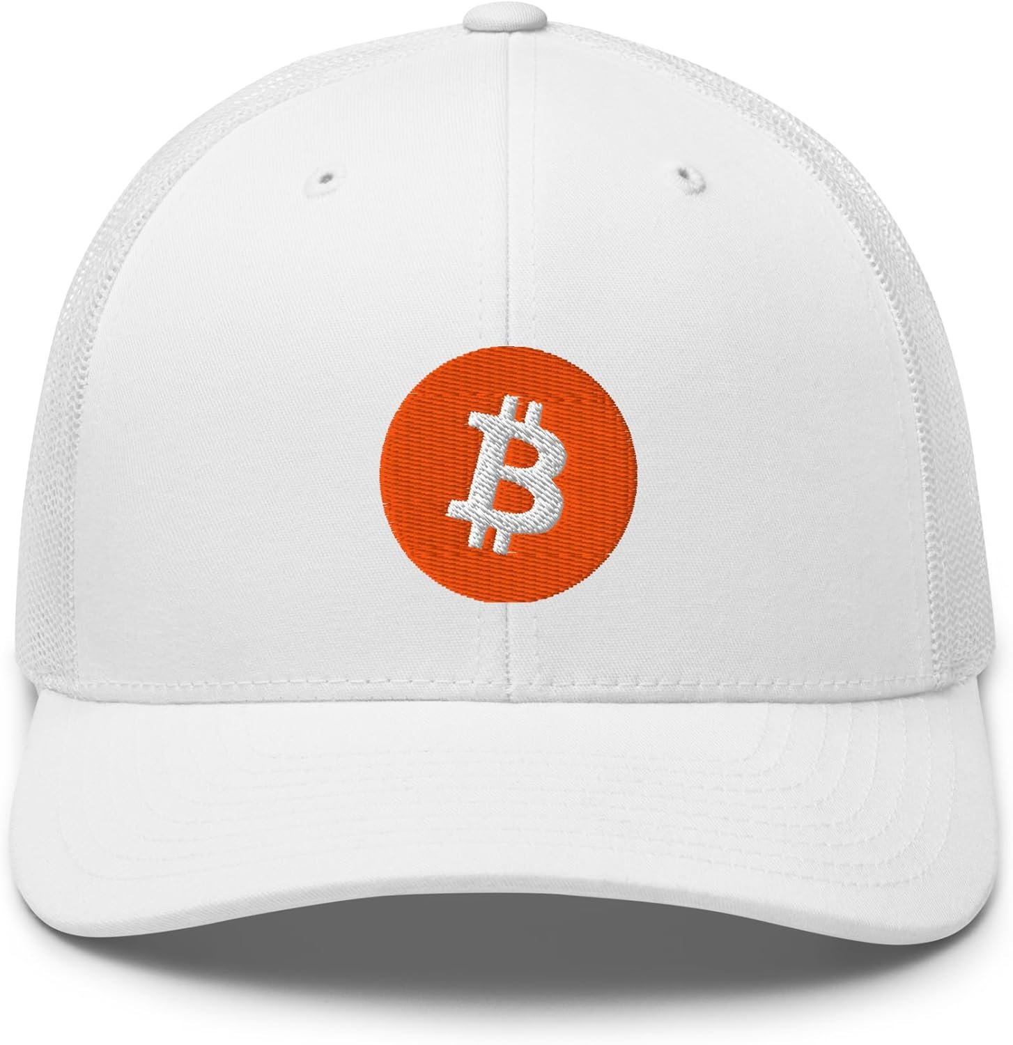 Bitcoin Hat - Crypto - Symbolize Your Allegiance - Trucker Cap - Gifts for him One Size, White, White, One Size - Image 6