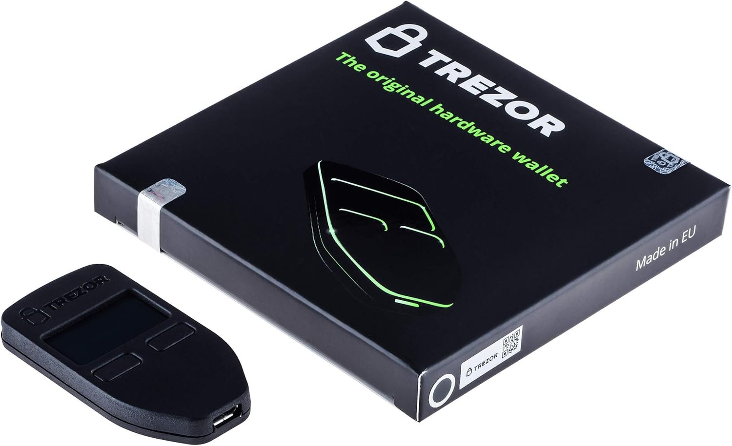 Trezor Model One - The Original Cryptocurrency Hardware Wallet, Bitcoin Security, Store & Manage 1000's of Coins&Tokens, Easy-to-Use Interface, Quick & Simple Setup (Black) - Image 2