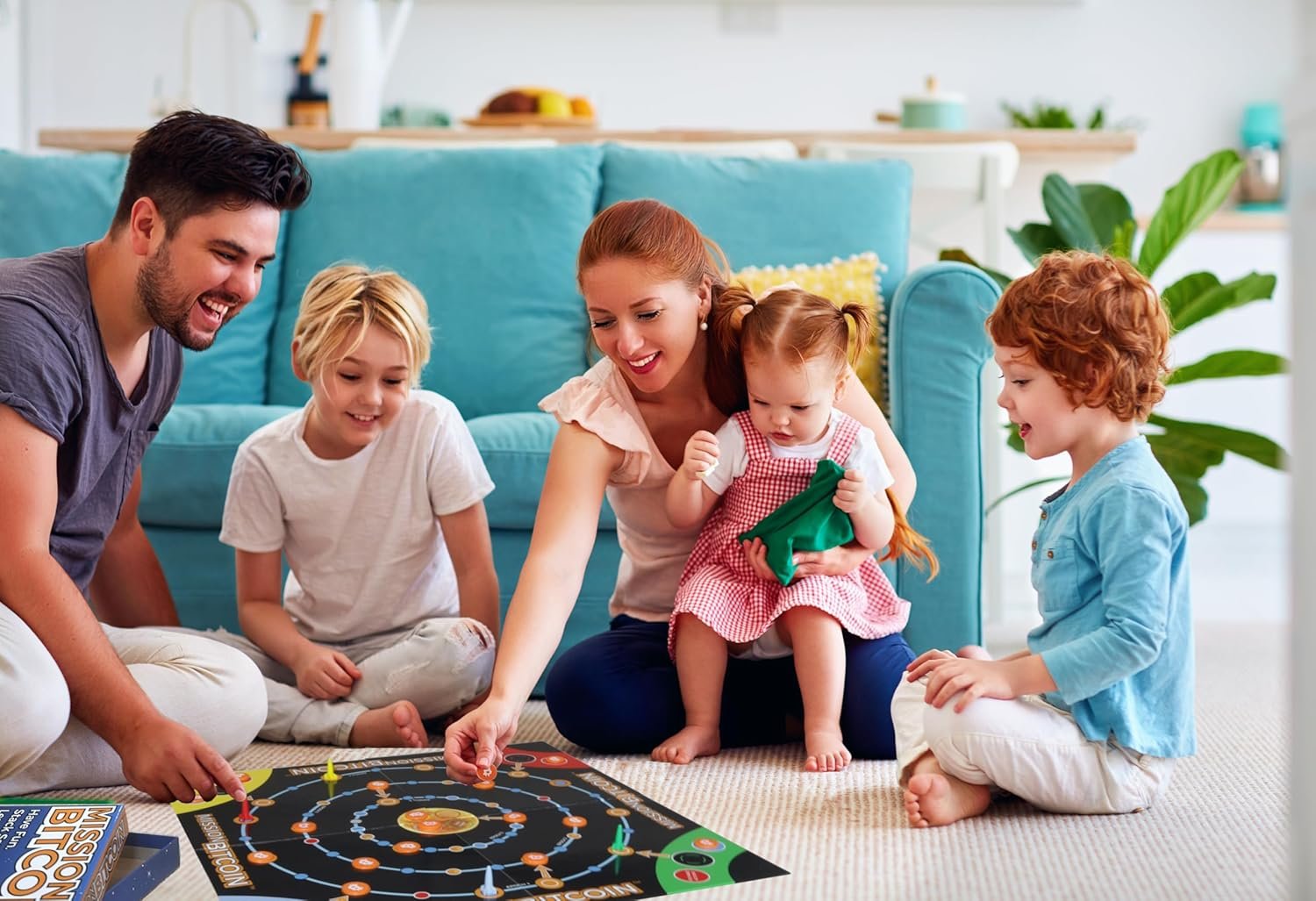 Mission Bitcoin Board Game, Ages 6+, 2-4 Players, Game Board, Tokens, Pawns, Dice, Instructions - Image 7