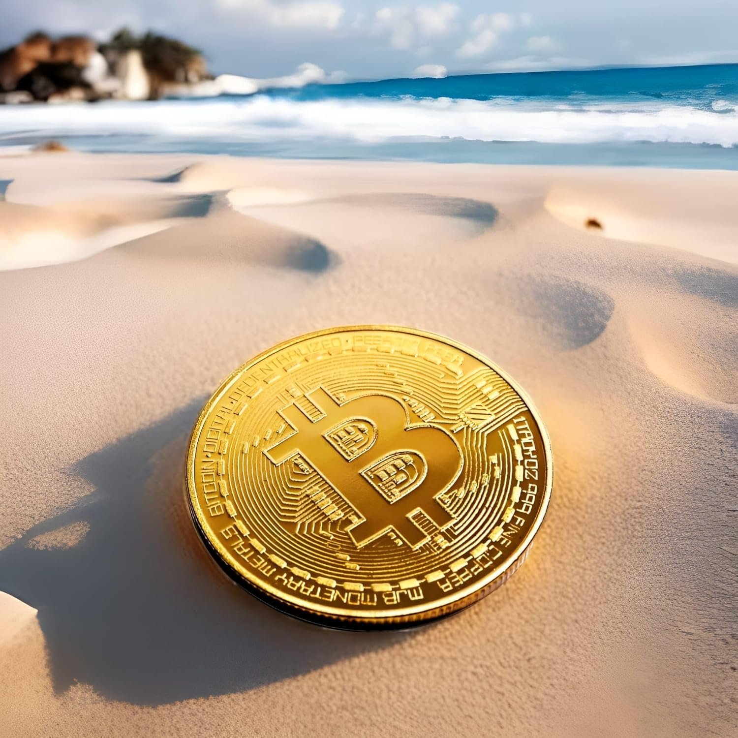 Collector's Edition Bitcoin Coin - Commemorative Cryptocurrency Collectible in Protective Acrylic Display Case - Perfect for Crypto Enthusiasts, Coin Collectors, and Gifts - Image 7