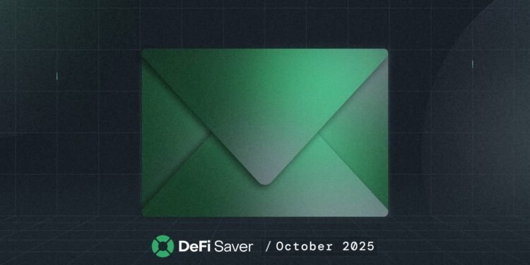 DeFi Saver Newsletter: October 2025