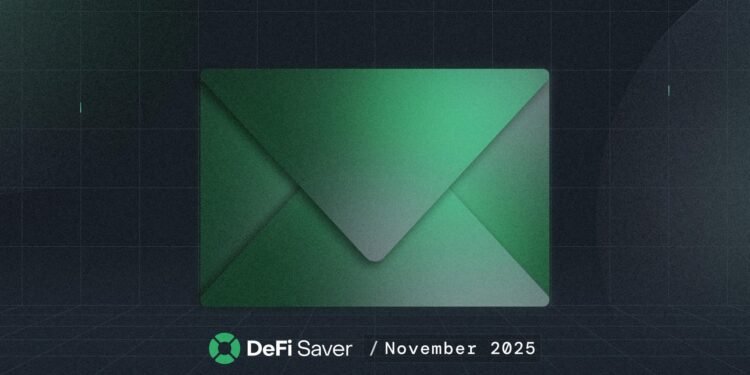 DeFi Saver Newsletter: November 2025