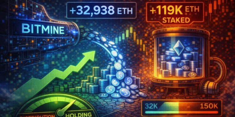 Bitmine Expands Ethereum Holdings: Adds 32,938 ETH And Stakes Nearly 119K ETH