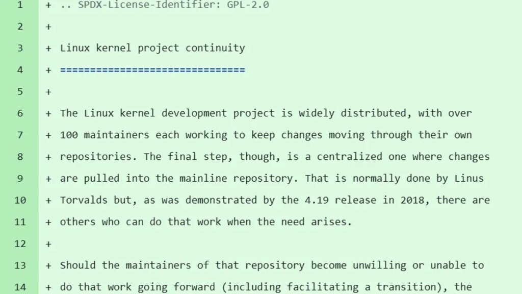 Linux after Linus? The kernel community finally drafts a plan for replacing Torvalds Linux after Linus? The kernel community finally drafts a plan for replacing Torvalds