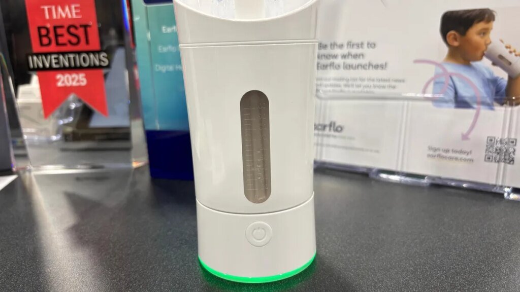 This high-tech sippy cup at CES 2026 could prevent your kid from needing ear tubes