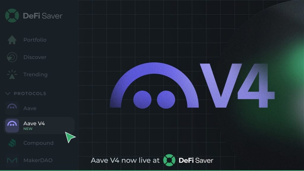 Aave V4 is now live on DeFi Saver Aave V4 is now live on DeFi Saver