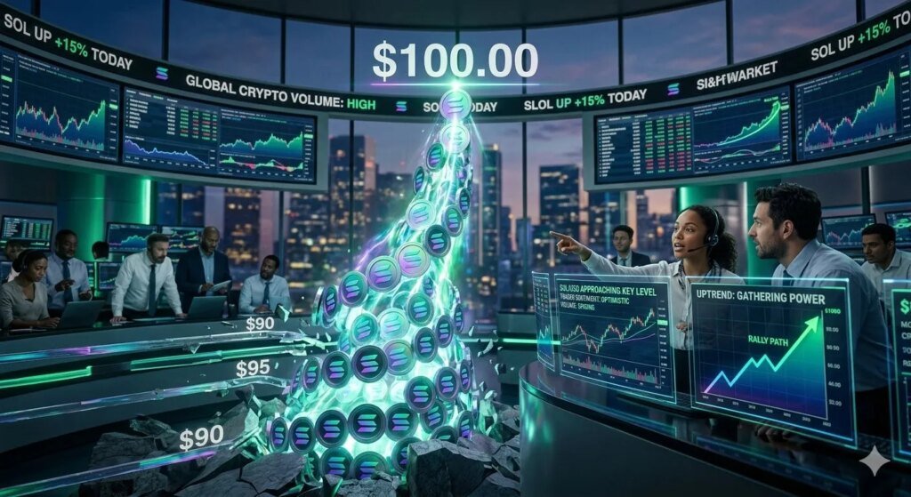 Solana (SOL) Rally Builds, Traders Watch Critical 0 Test