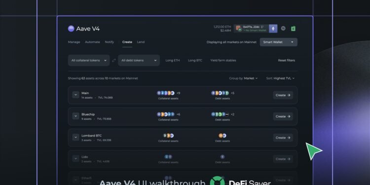 DeFi Saver guide to mastering Aave v4 DeFi Saver guide to mastering Aave v4