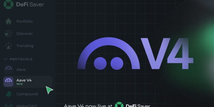 Aave V4 is now live on DeFi Saver Aave V4 is now live on DeFi Saver