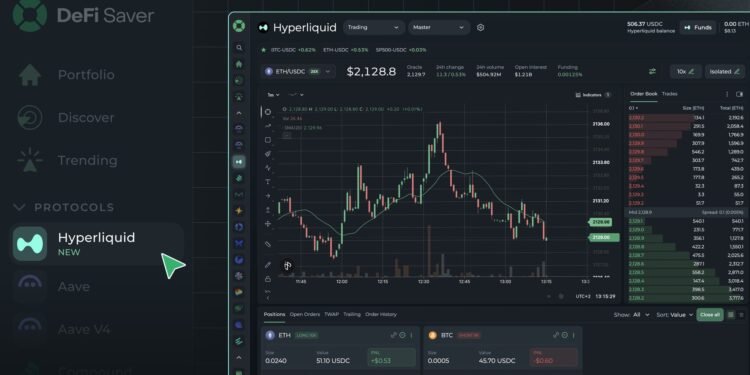 Mastering Hyperliquid on DeFi Saver
